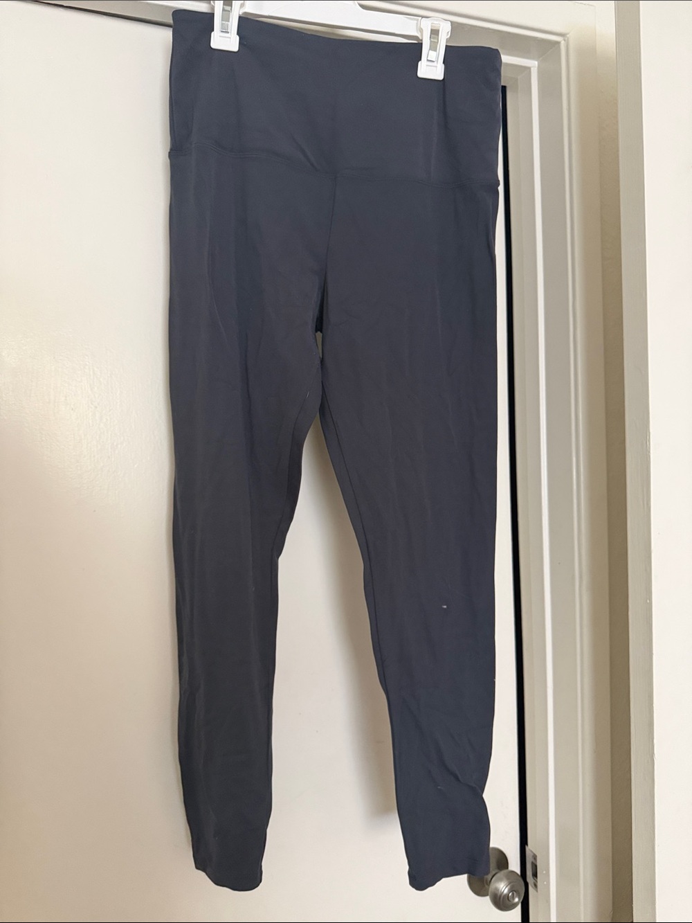 Tuff Athletics Dark Gray High-Waist Leggings